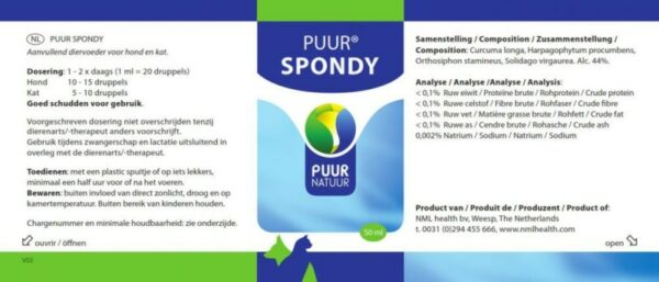 Puur Spondy 50 ml - Afbeelding 3