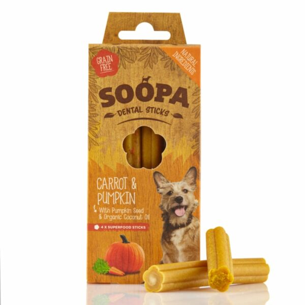 Soopa Dental Sticks -Carrot & Pumpkin
