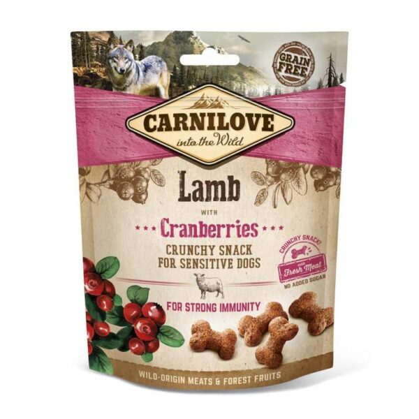 Carnilove Crunchy Snack - Lamb with Cranberries 200 gr
