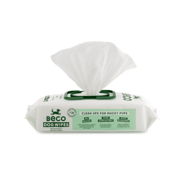 Beco Bamboo Dog Wipes - Geurloos - 80 st