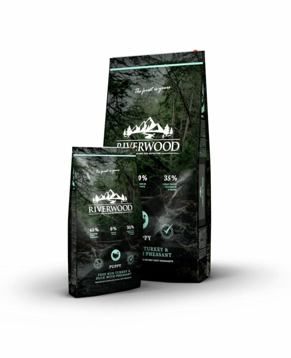 Riverwood Puppy - Kalkoen & Eend met Fazant (Korte THT datum) - Afbeelding 2