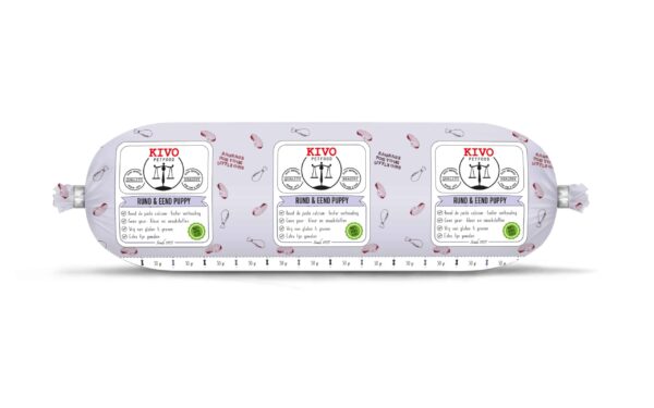 Kivo Rund & Eend Puppy 500 gr