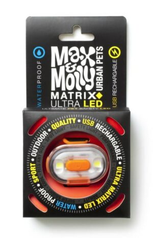 Max & Molly Matrix Ultra Led lampje oranje
