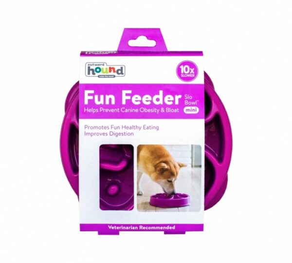 Outward Hound Fun Feeder/Slo Bowl medium lila - Afbeelding 3