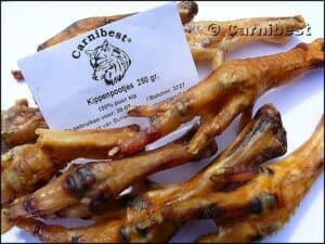 Carnibest Kippenpootjes 250 gr/zak