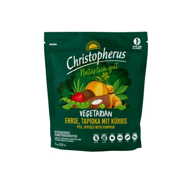 Christopherus Vega Hondenvoeding - Pea tapioca with pumpkin - Afbeelding 3
