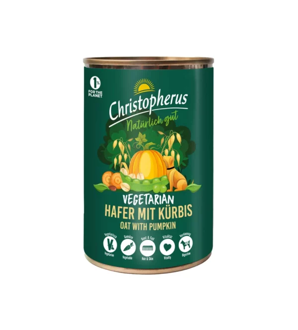 Christopherus - Blikvoeding Wet Vegetarian - Oat with Pumpkin