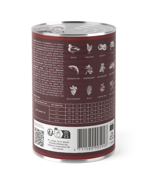 Essential Foods - The Beginning Blikvoeding 400 gr - Afbeelding 2