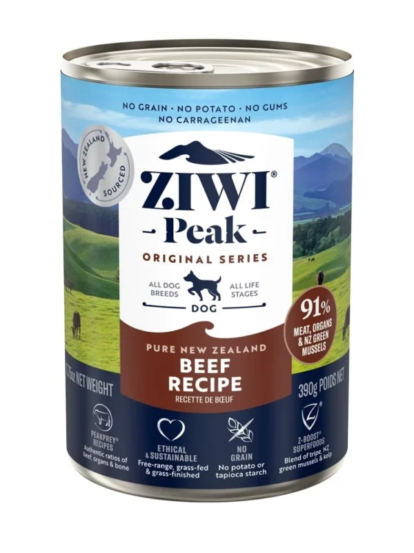 Ziwipeak Blikvoeding Beef 390 gr