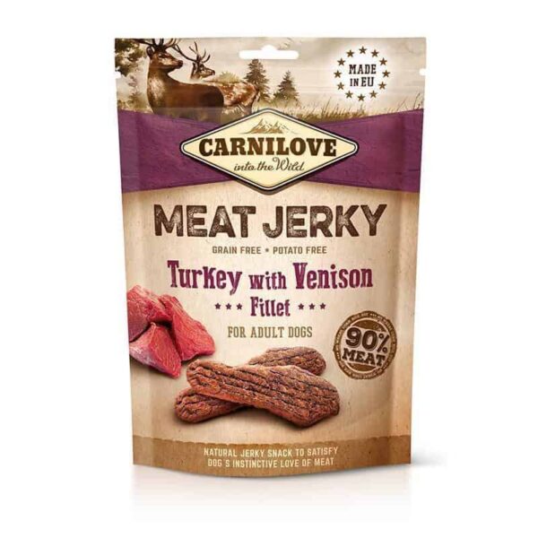 Carnilove Jerky - Turkey with Venison Fillet