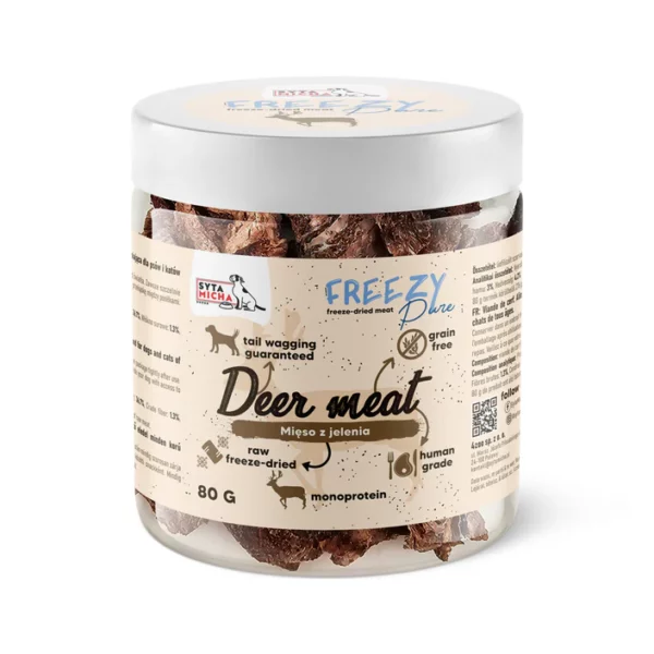Syta Micha Freezy Pure - Gevriesdroogde Hert 80 gr