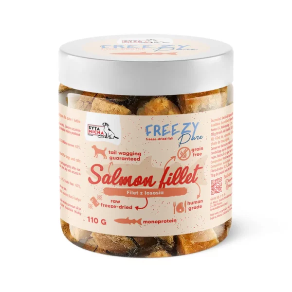 Syta Micha Freezy Pure - Gevriesdroogde Zalm 80 gr