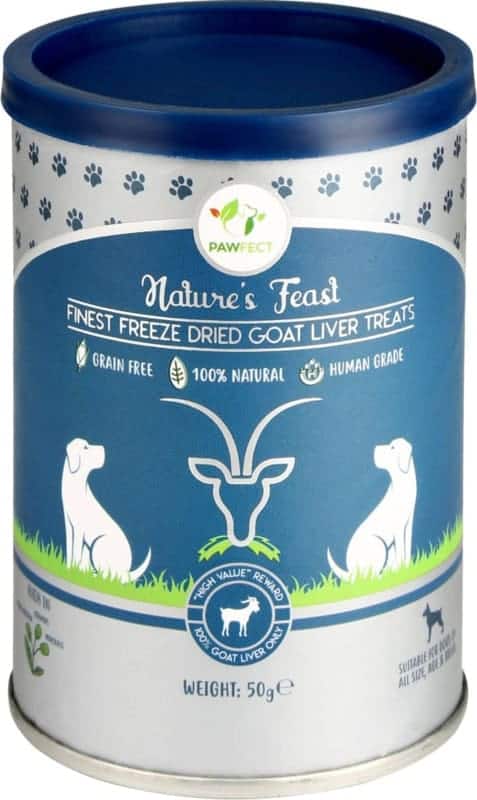 Pawfect Freeze Dried Treats - Goat Liver 50 gr
