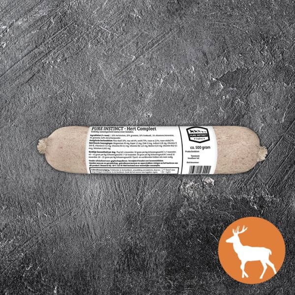 Pure Instinct - Hert Compleet Gekookt 500 gr