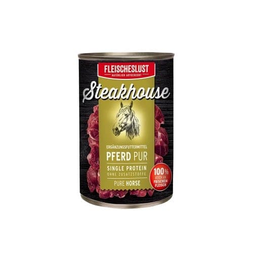 Fleischeslust Steakhouse blik puur paard 800 gr