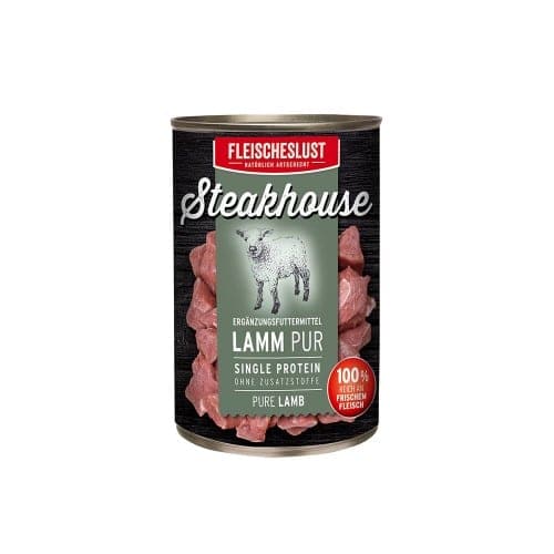 Fleischeslust Steakhouse blik puur lam 400 gr
