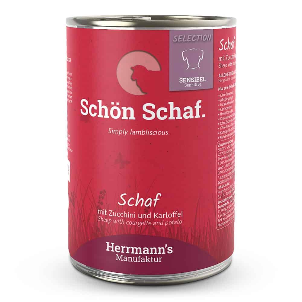 Herrmann's Sensitive - Schaap met Courgette 400 gr