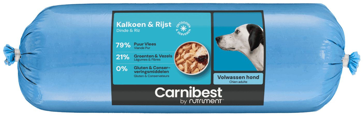 Carnibest Kalkoen en Rijst (500 gr)