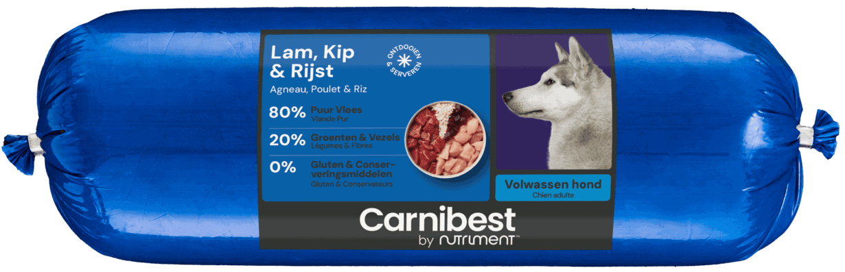 Carnibest Lam, kip & Rijst (1kg)