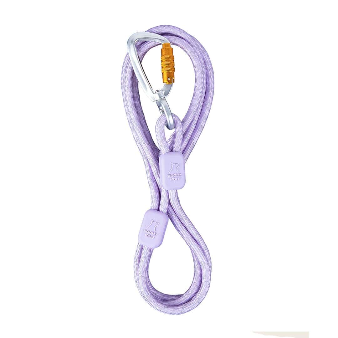 Woolly Wolf - Rope Leash (dun)- 8mm - Lavender - Lavendel - paars