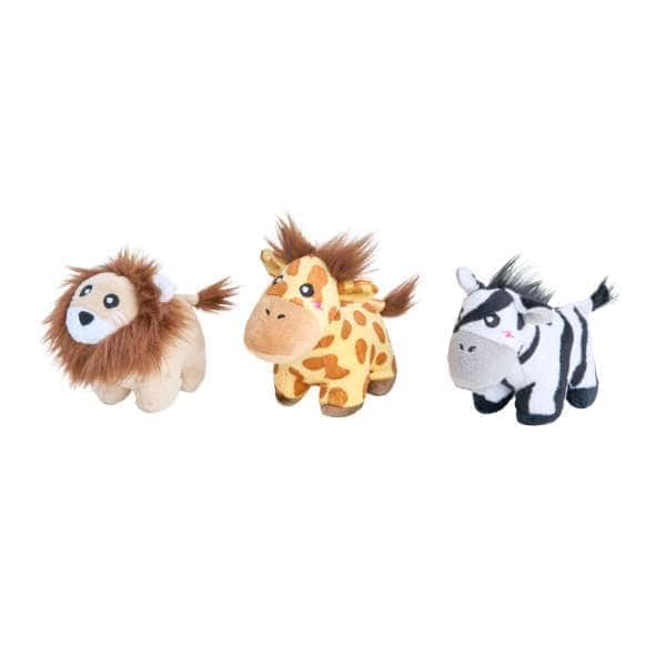 Zippypaws Miniz 3-pack – Jungle Safari