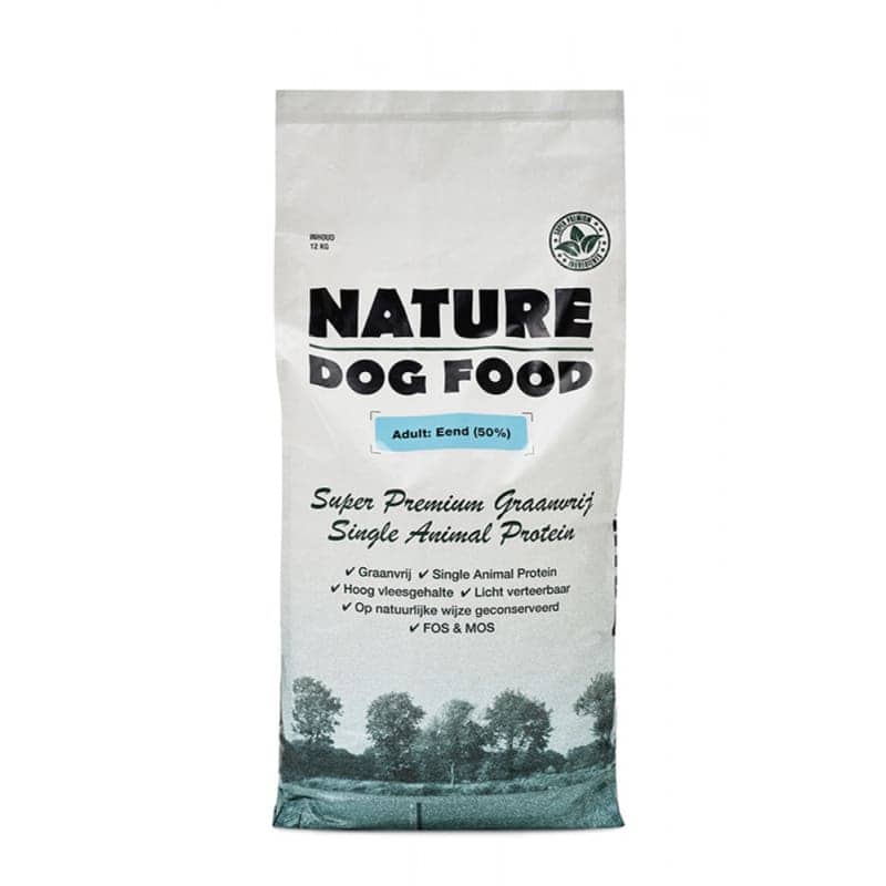 Nature Dog Food Adult Eend 12 kg