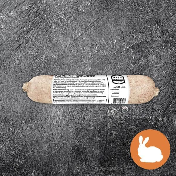 Pure Instinct - Konijn Compleet Gekookt 500 gr