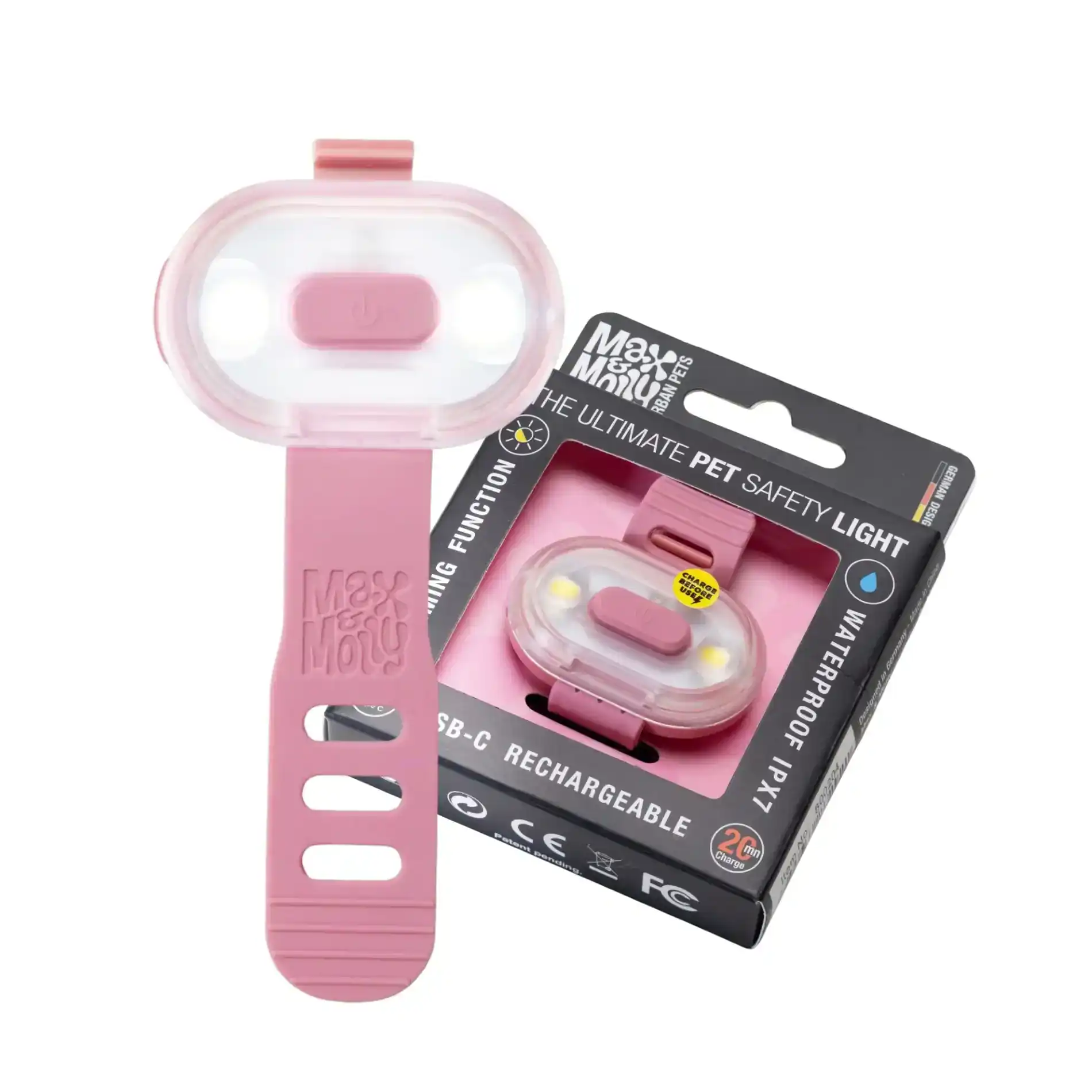 Max & Molly Matrix 2.0 Ultra Led lampje - Light Rose